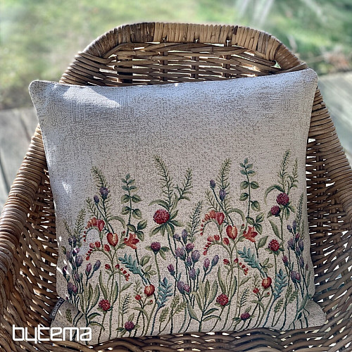 Taie d'oreiller en tapisserie FLEURS SAUVAGES