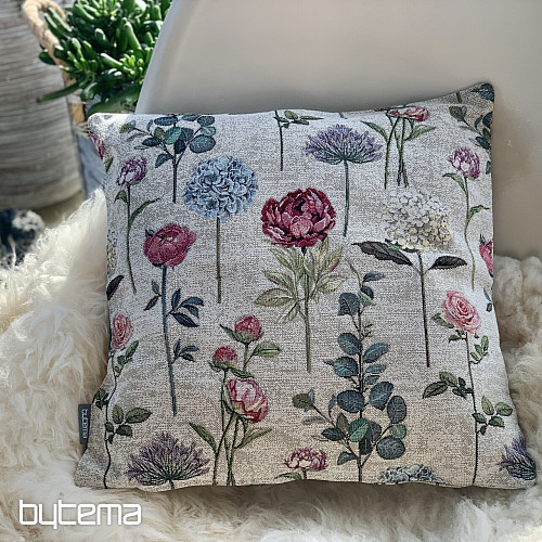 Housse de coussin tapisserie FLORES TIME II