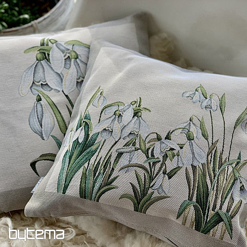 Housse de coussin Gobelin PETITS FLOCONS DE NEIGE