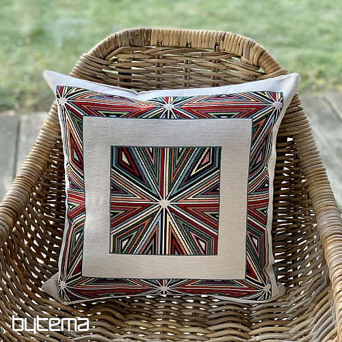 Housse de coussin tapisserie TRIANGLE