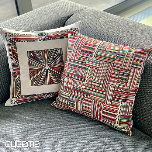 Housse de coussin tapisserie TRIANGLE