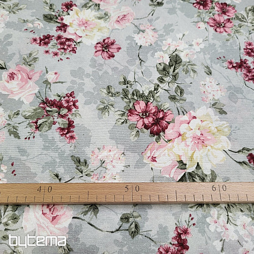 Tissu décoratif ROSE ALUA