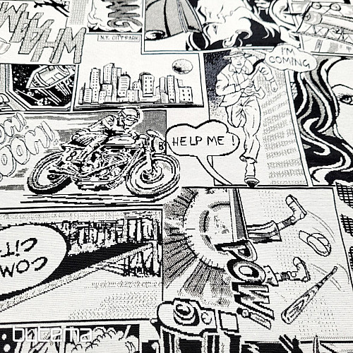 Tissu pour tapisserie KOMIKS