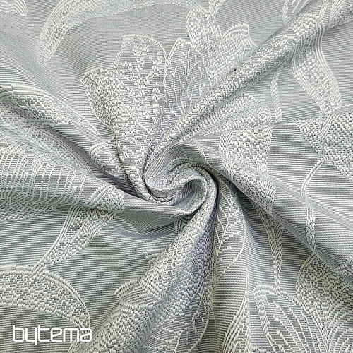 Tissu déco NENUFAR gris
