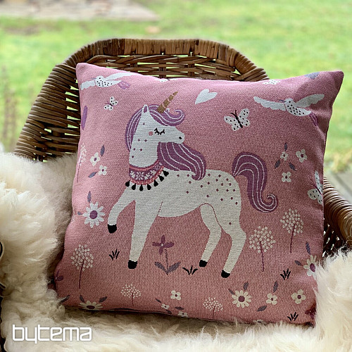 Taie d&#39;oreiller tapisserie Licorne