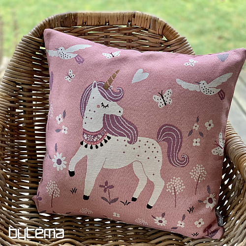 Taie d&#39;oreiller tapisserie Licorne