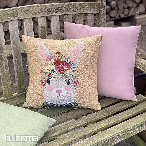 Housse de coussin tapisserie LIEVRE
