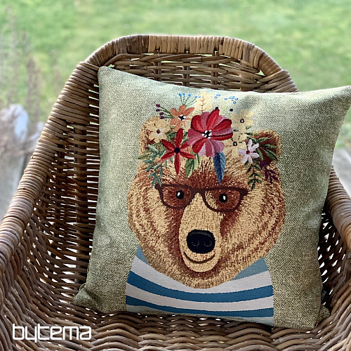 Taie d&#39;oreiller tapisserie OURS