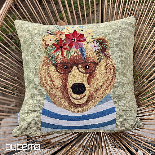 Taie d&#39;oreiller tapisserie OURS