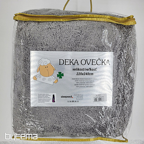 Couverture Mouton GRIS