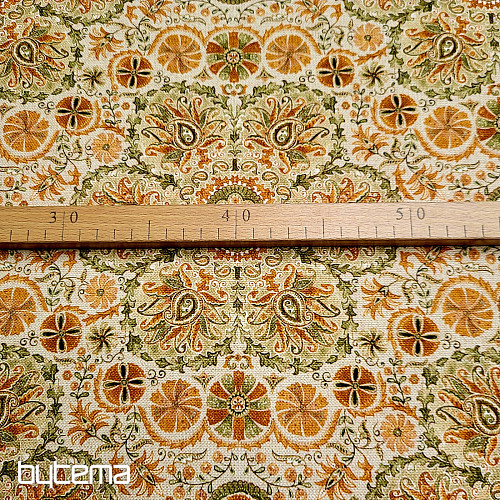 Tissu décoration INDIA beige