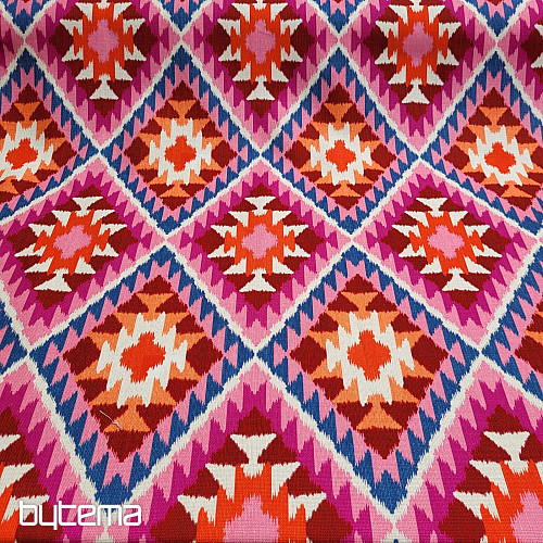 Tissu déco AZTÉK violet