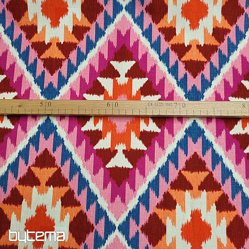 Tissu déco AZTÉK violet
