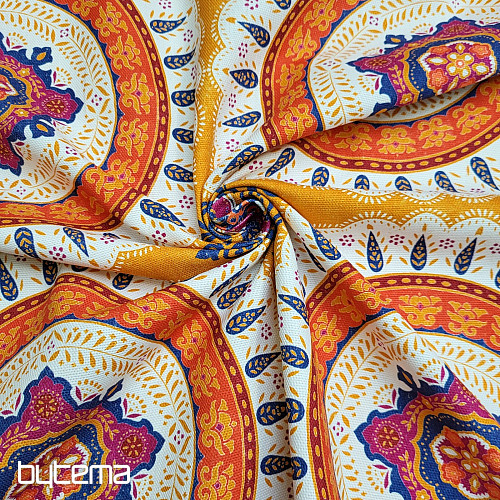 Tissu décoratif MANDALA INDIEN