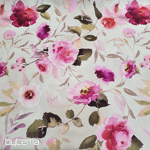 Tissu décoratif ROSIERS
