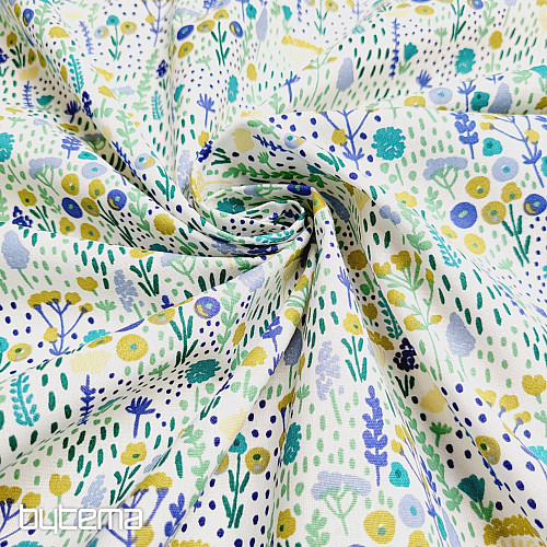 Tissu coton LAVANDE MEADOW