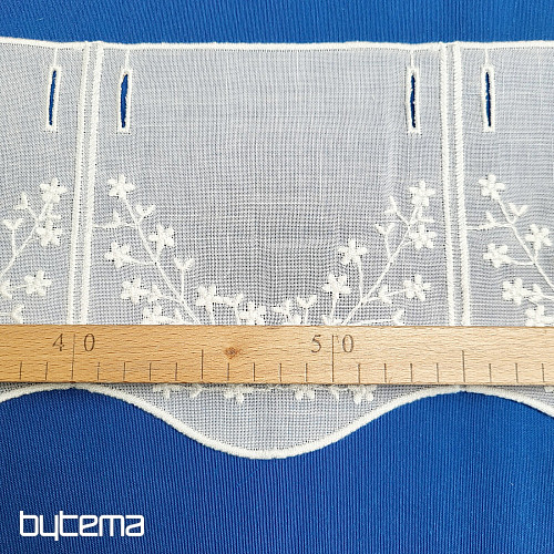 Rideau vitrail GERSTER 11706/019/0010 blanc