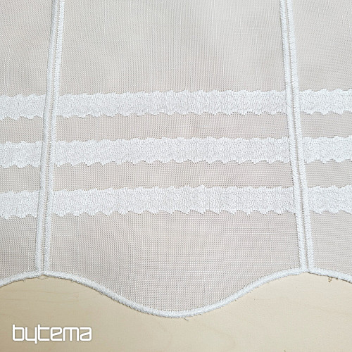 Rideau vitrail GERSTER 11611/0010 blanc