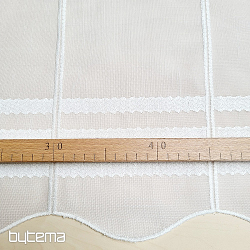 Rideau vitrail GERSTER 11611/0010 blanc