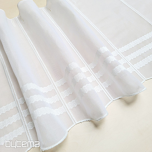 Rideau vitrail GERSTER 11611/0010 blanc