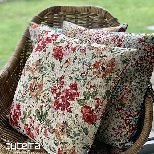 Housse de coussin tapisserie PETITES FLEURS