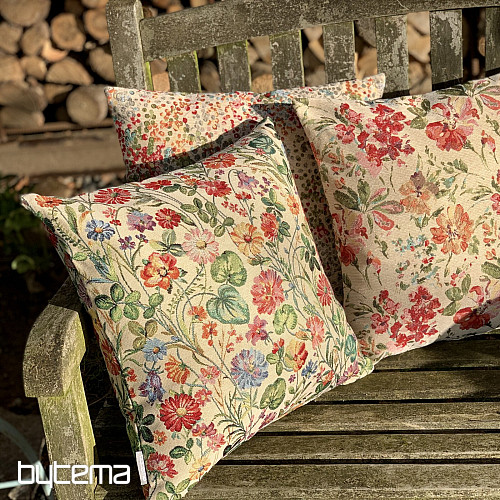 Housse de coussin tapisserie ÉCARLATE