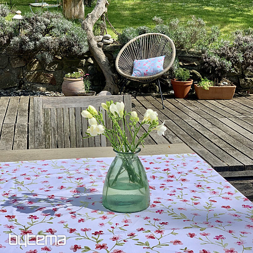 Nappe et écharpe SAKURA ROSE