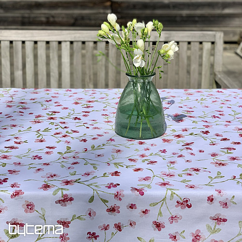 Nappe et écharpe SAKURA ROSE