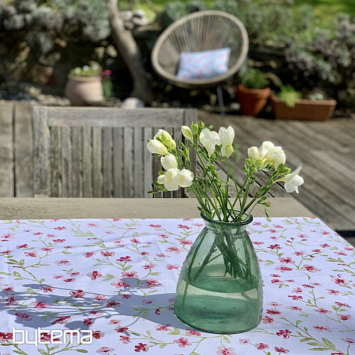 Nappe et écharpe SAKURA ROSE