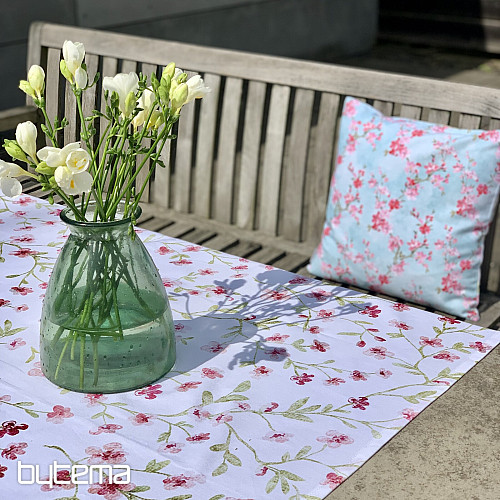 Nappe et écharpe SAKURA ROSE