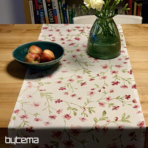 Nappe et écharpe SAKURA ROSE