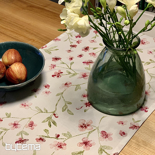 Nappe et écharpe SAKURA ROSE