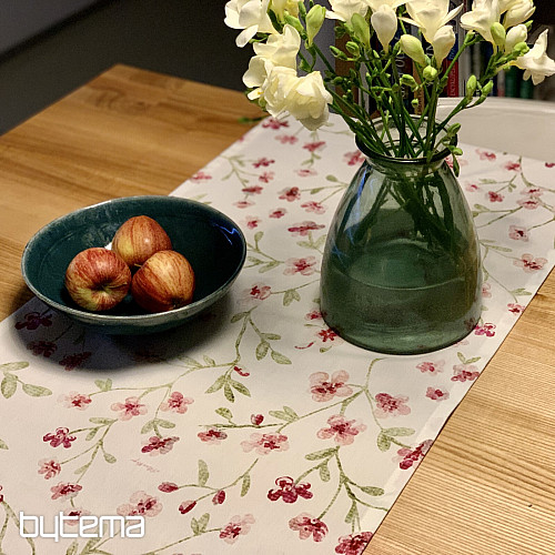 Nappe et écharpe SAKURA ROSE