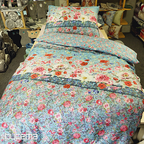 IRISETTE satin de coton de luxe GLAMOUR-K 20 bleu