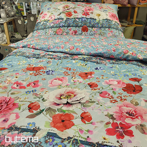IRISETTE satin de coton de luxe GLAMOUR-K 20 bleu