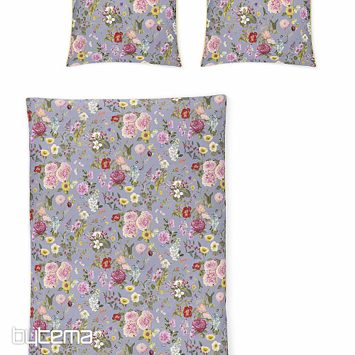 IRISETTE luxueux satin de coton GLAMOUR violet