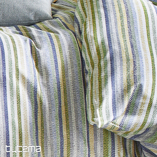 IRISETTE crêpe doux luxe EASY 8513-30 rayures vertes