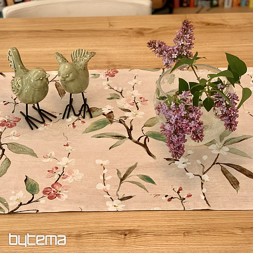 Nappe et châle KVÄT NOA rose