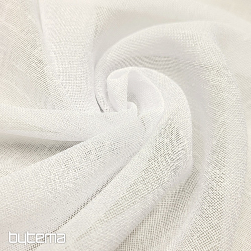 Rideau de luxe fini GERSTER 11334/01 blanc