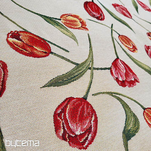 Tissu tapisserie TULIPES III grand motif