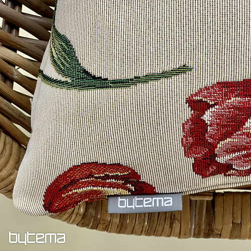 Housse de coussin tapisserie TULIPES III grand motif
