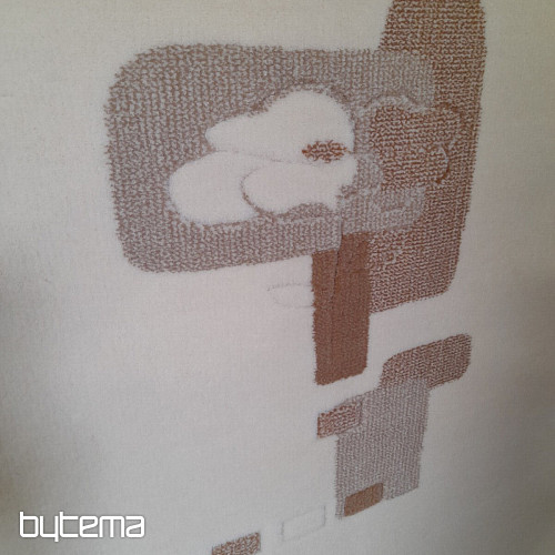 Tapis en laine beige clair
