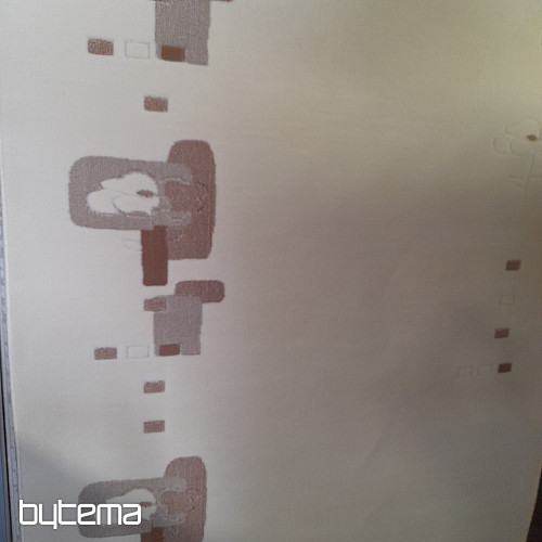 Tapis en laine beige clair
