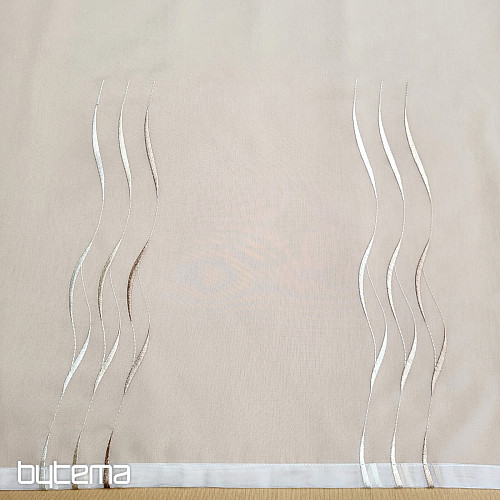 Rideau fini WAVE BEIGE