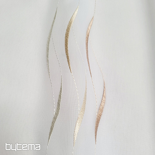 Rideau fini WAVE BEIGE