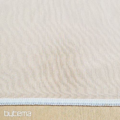 Rideau jacquard fini BLANC