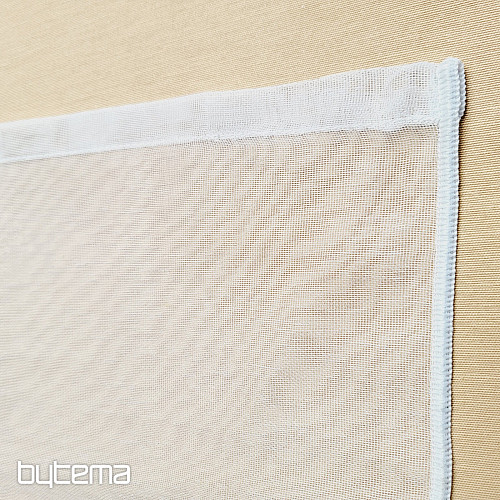 Rideau jacquard fini BLANC