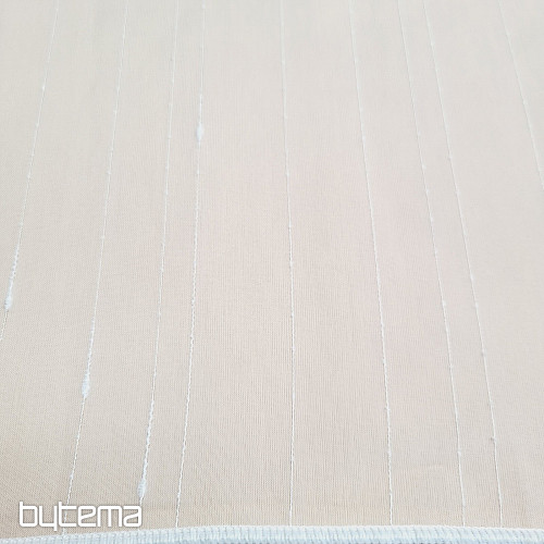 Rideau fini GERSTER lisse blanc