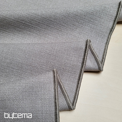 Tissu de décoration design unicolore GERSTER 7650 GRIS 870