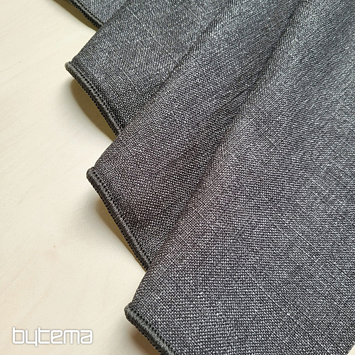 Tissu décoratif design uni GERSTER 7650 THICK GREY 0084
